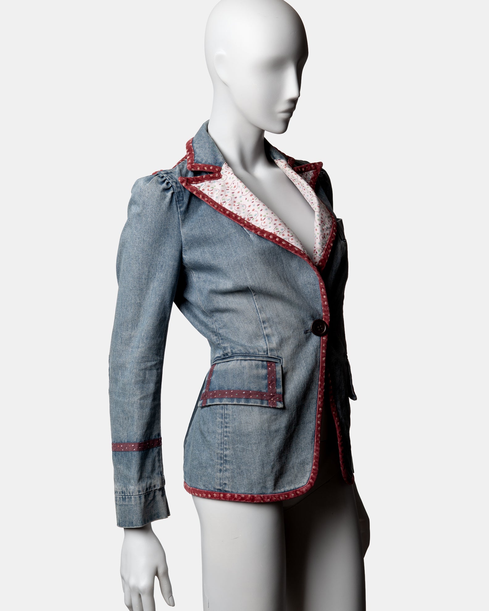 Marc Jacobs Washed Denim Jacket - A/W 2002 - US 4