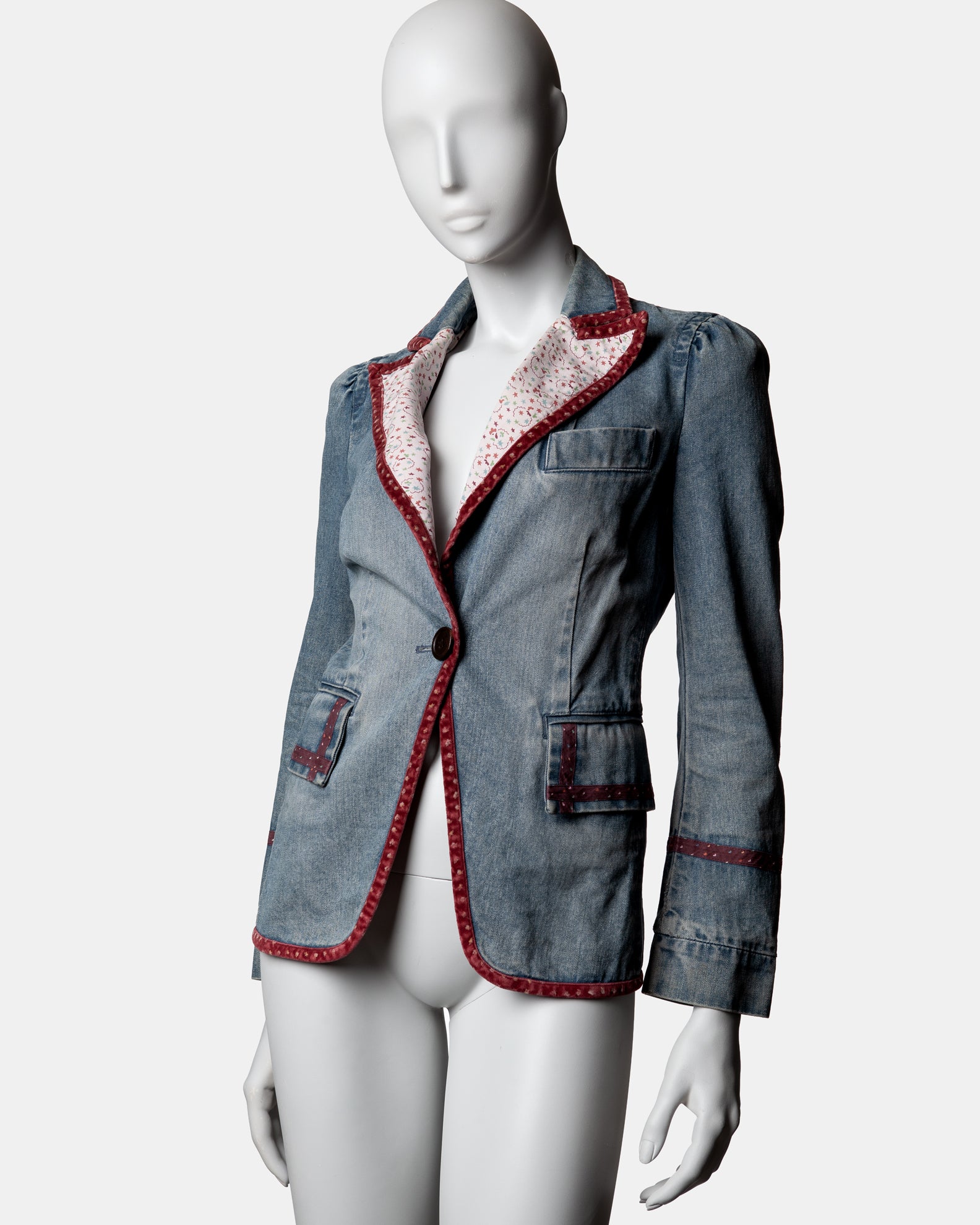Marc Jacobs Washed Denim Jacket - A/W 2002 - US 4