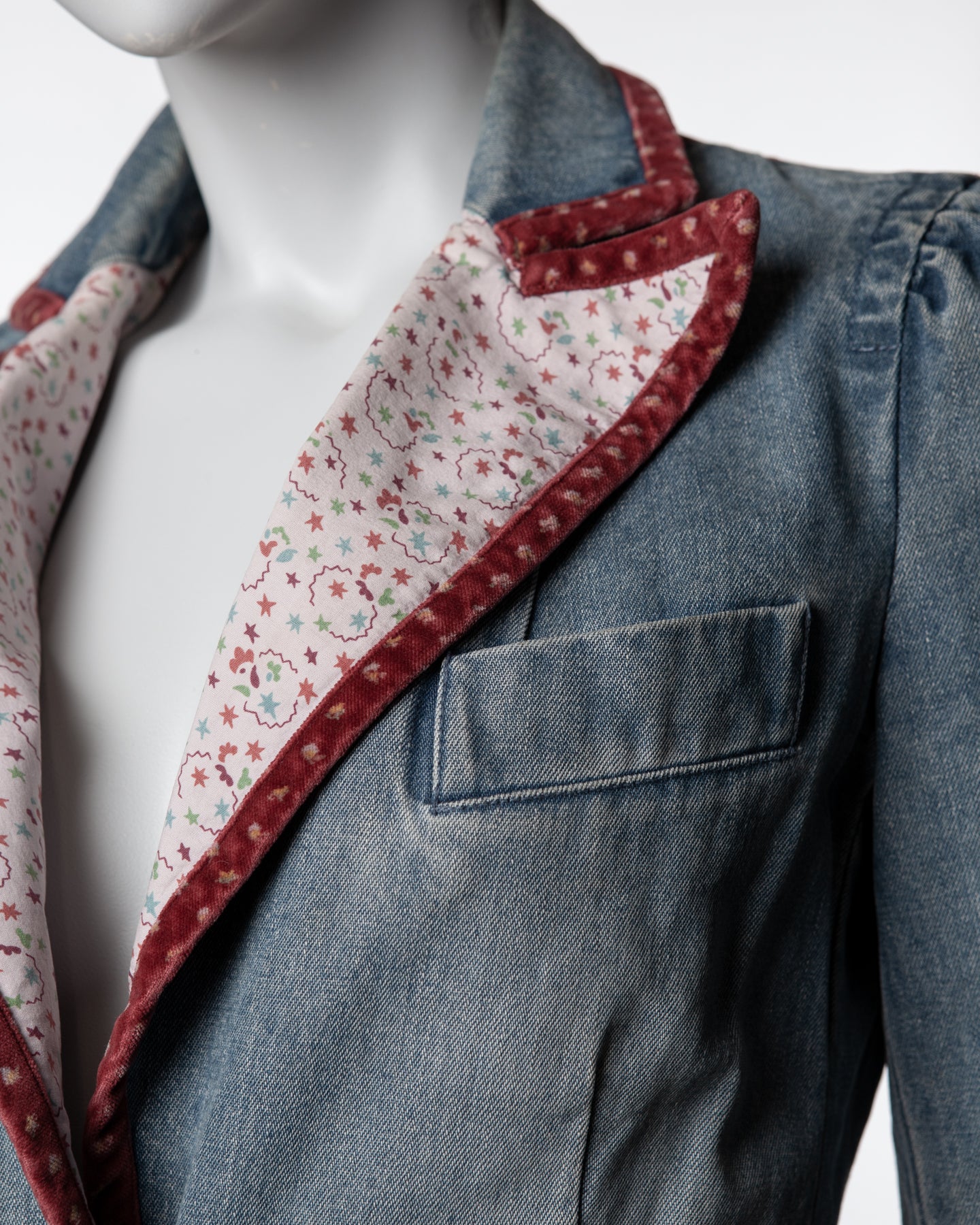 Marc Jacobs Washed Denim Jacket - A/W 2002 - US 4