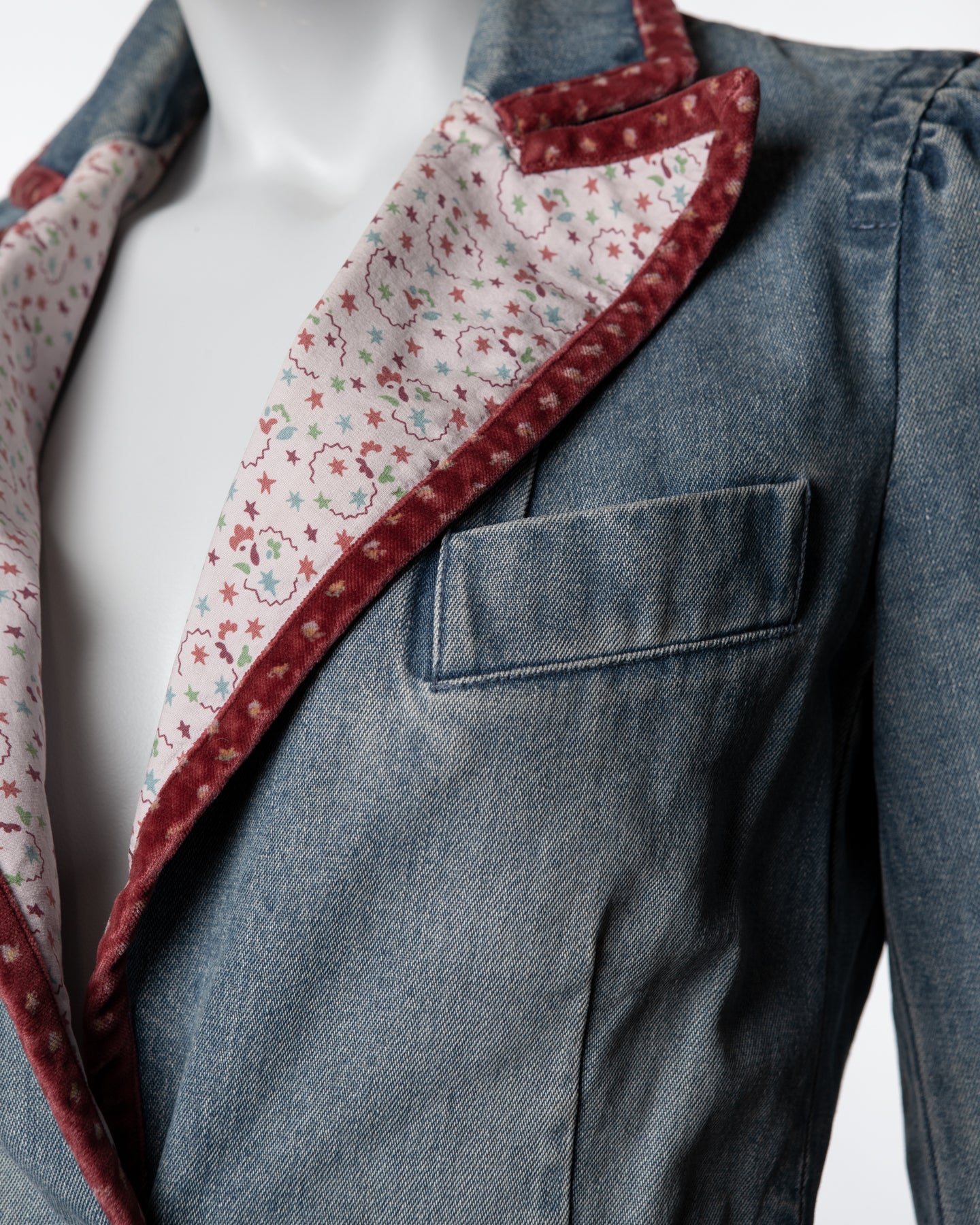 Marc Jacobs Washed Denim Jacket - A/W 2002 - US 4