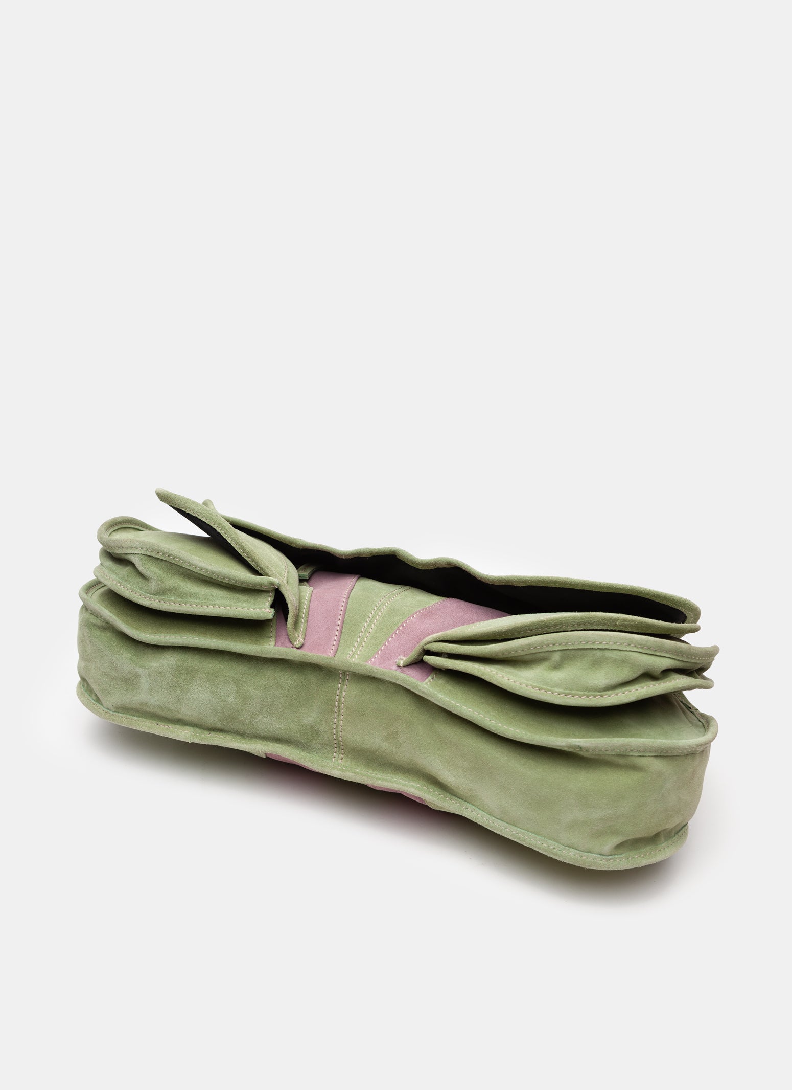 Costume National Sherbet Suede Butterfly Bag - S/S 2004