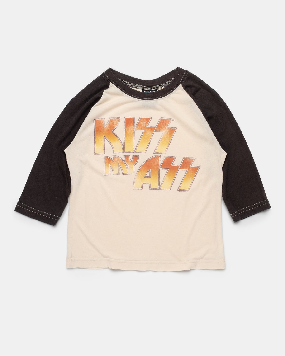 Junk Food - Kiss My Ass Raglan Tee - 2005 - S