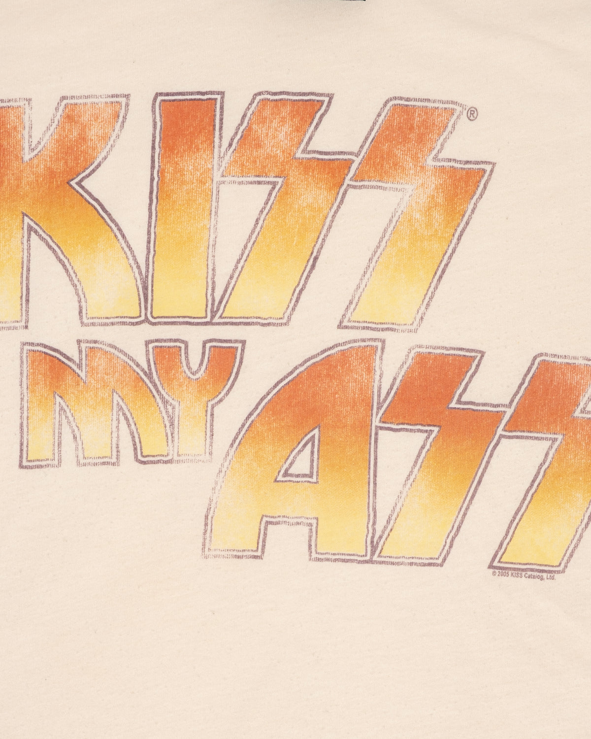 Junk Food - Kiss My Ass Raglan Tee - 2005 - S