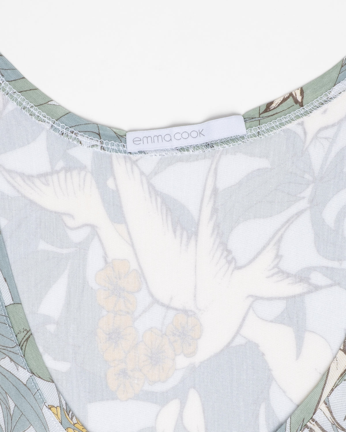 Emma Cook - Floaty Print Tank Top - S/S 2005 - UK 6
