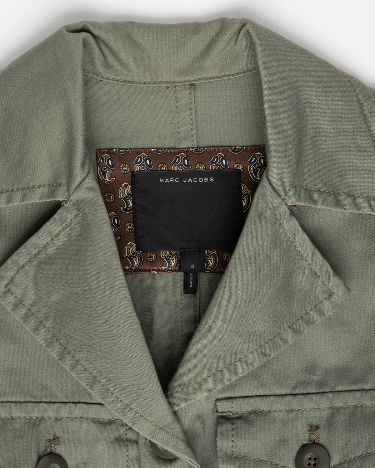 Marc Jacobs Short Military Jacket - 0