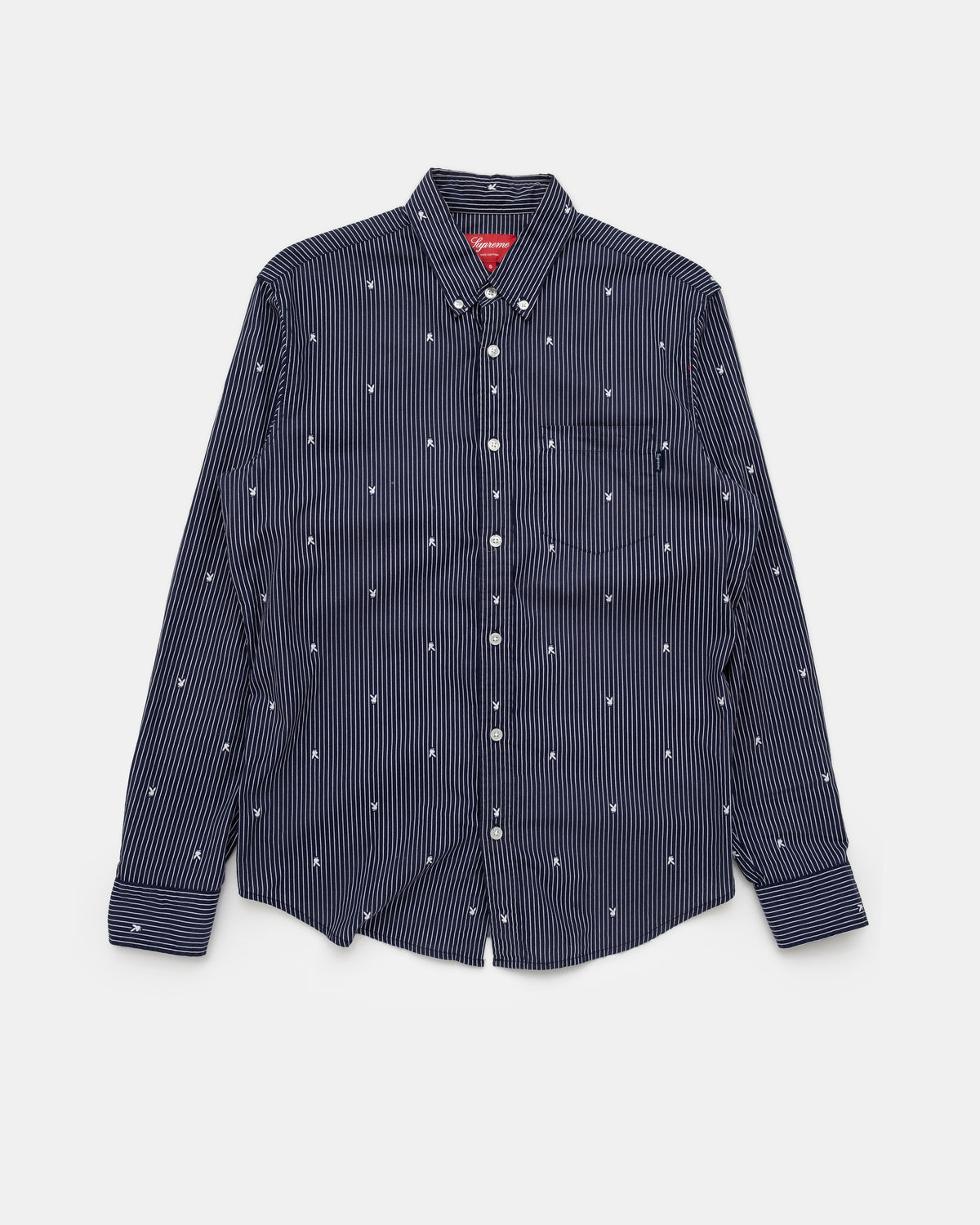 Supreme - Playboy Stripe Oxford Shirt - S/S 2011 - S