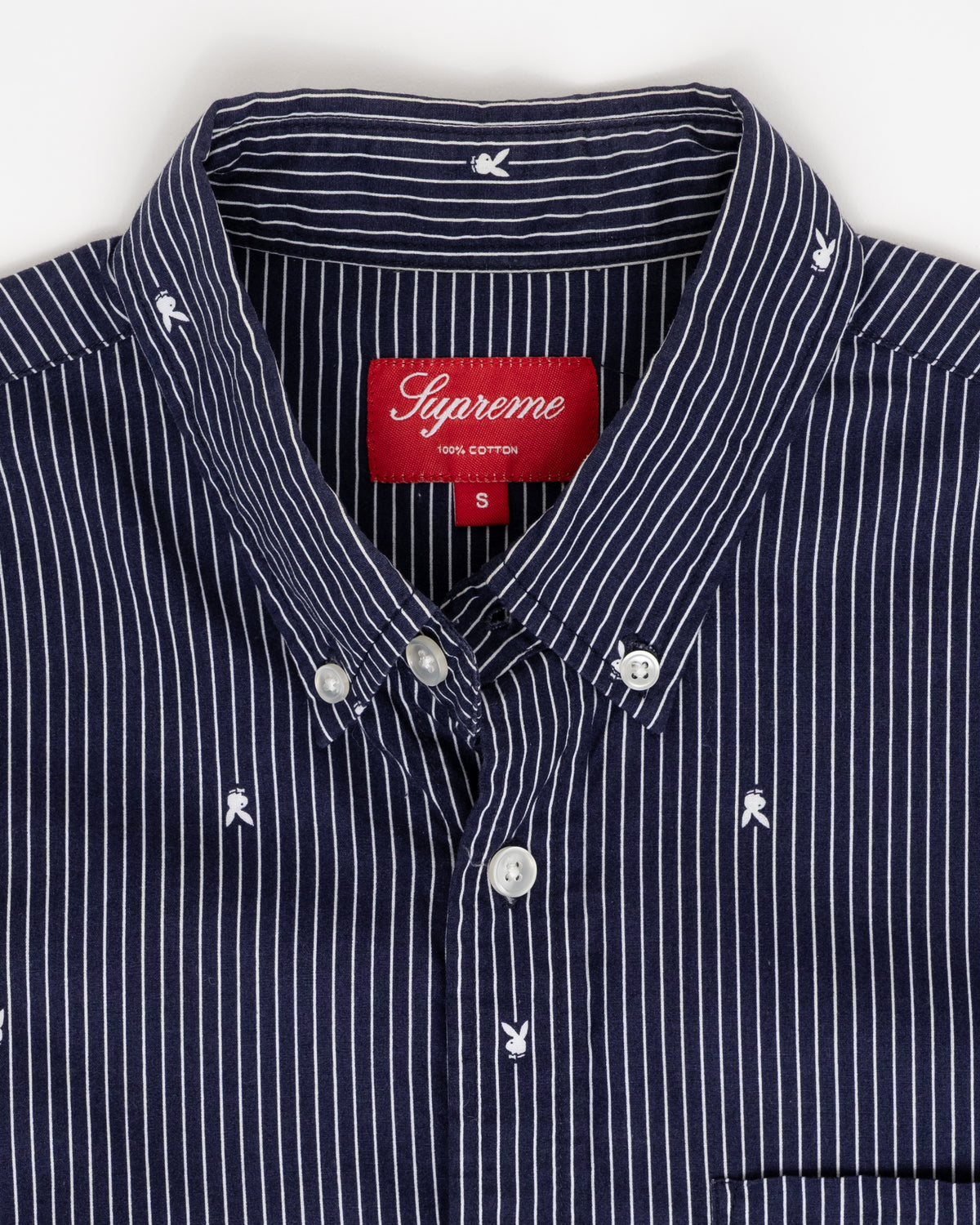 Supreme - Playboy Stripe Oxford Shirt - S/S 2011 - S