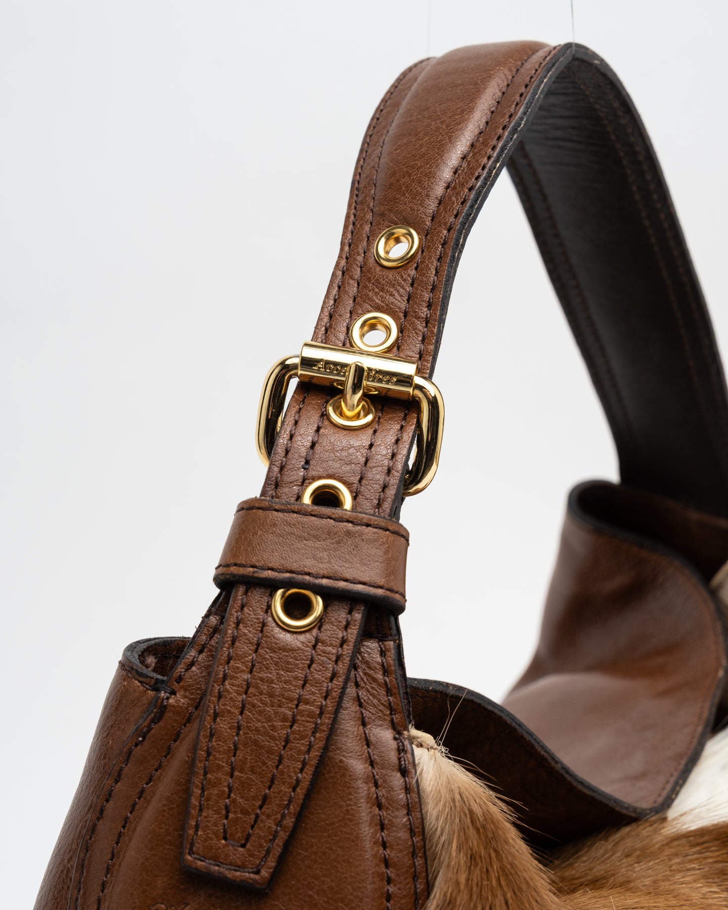 ADMJ Gazelle Fur Handbag - C. 2000s