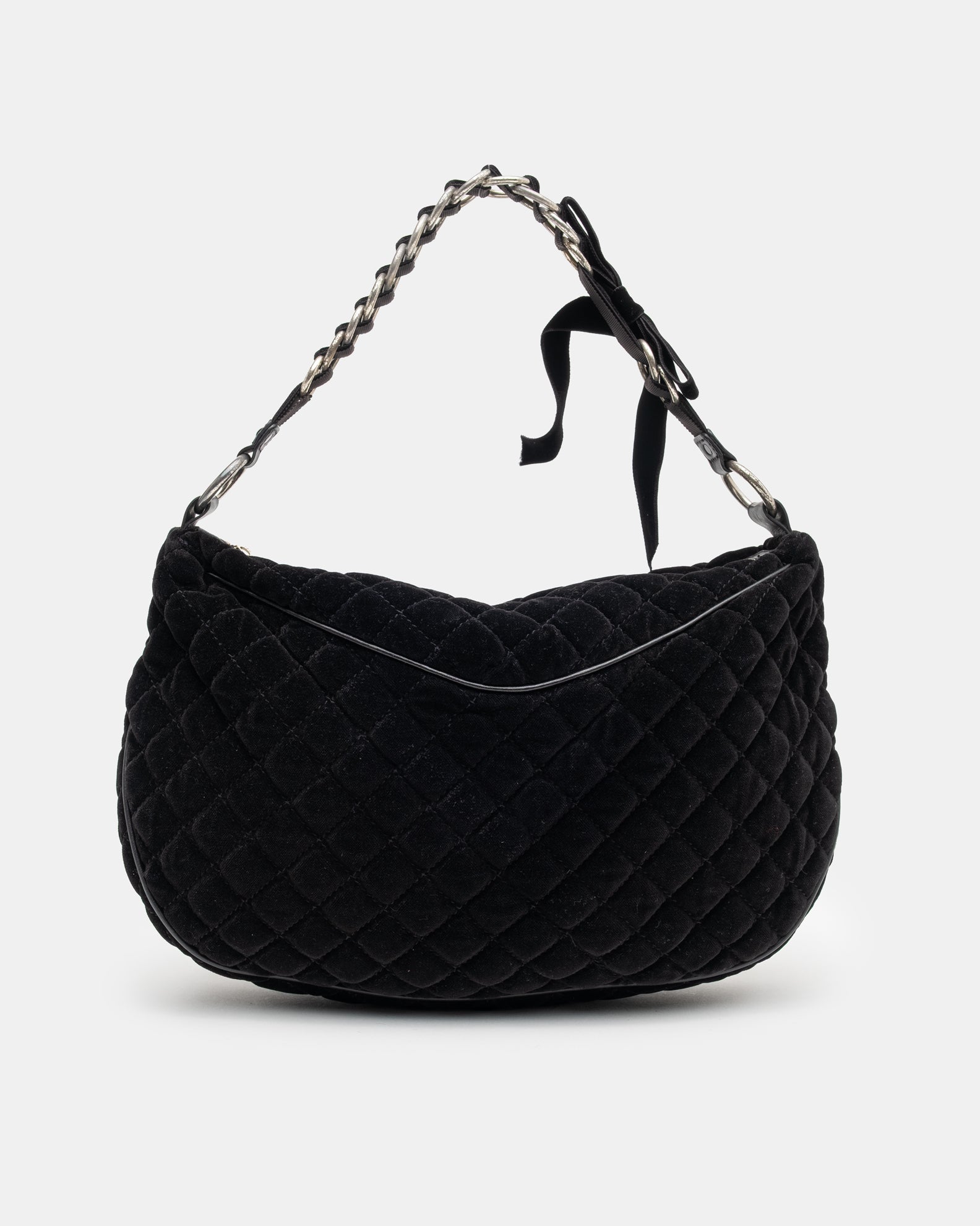 Marc Jacobs Washed Velvet Quilted Shoulder Bag - C. 2000s