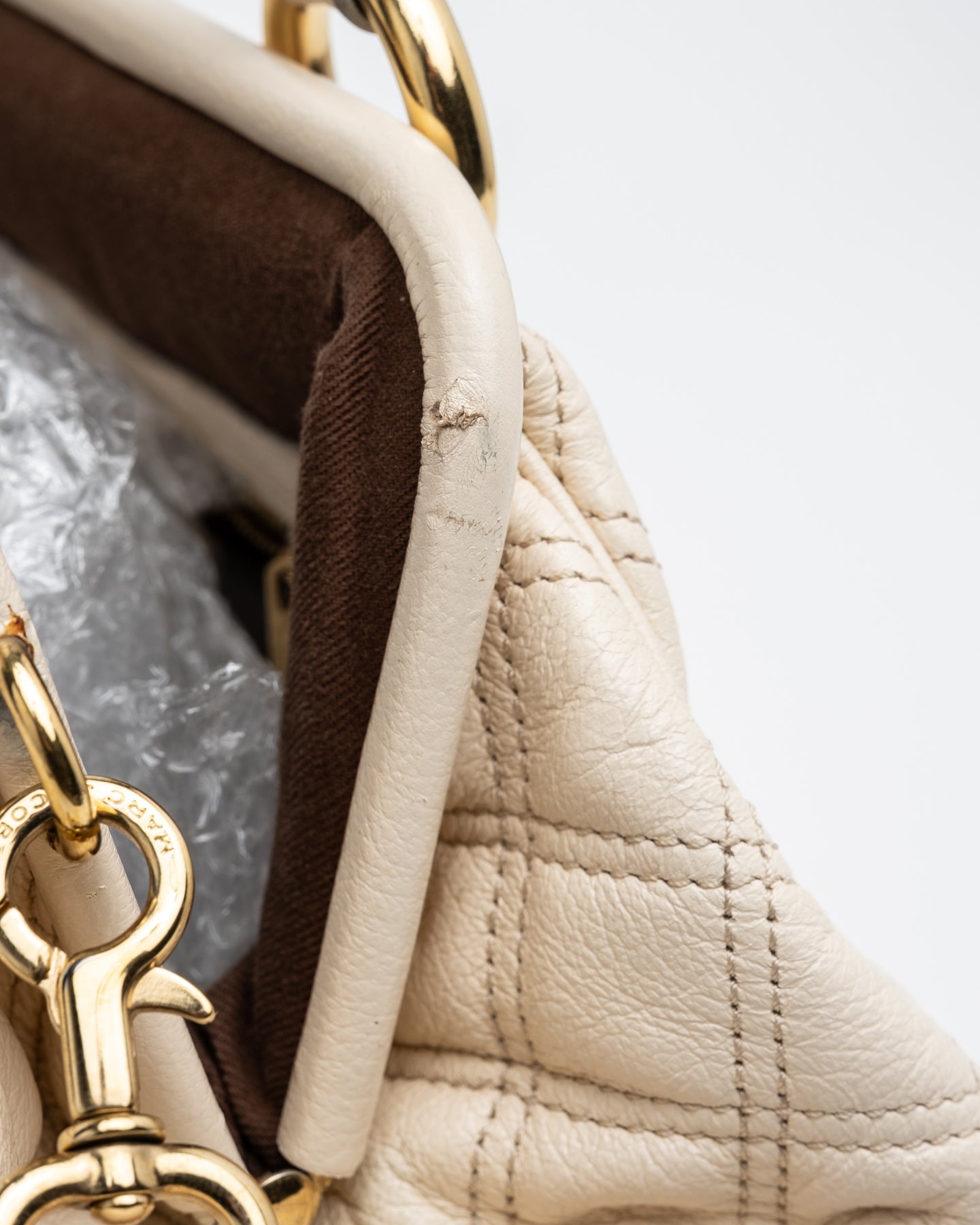 Marc Jacobs Quilted Stam Handbag - C. 2000s