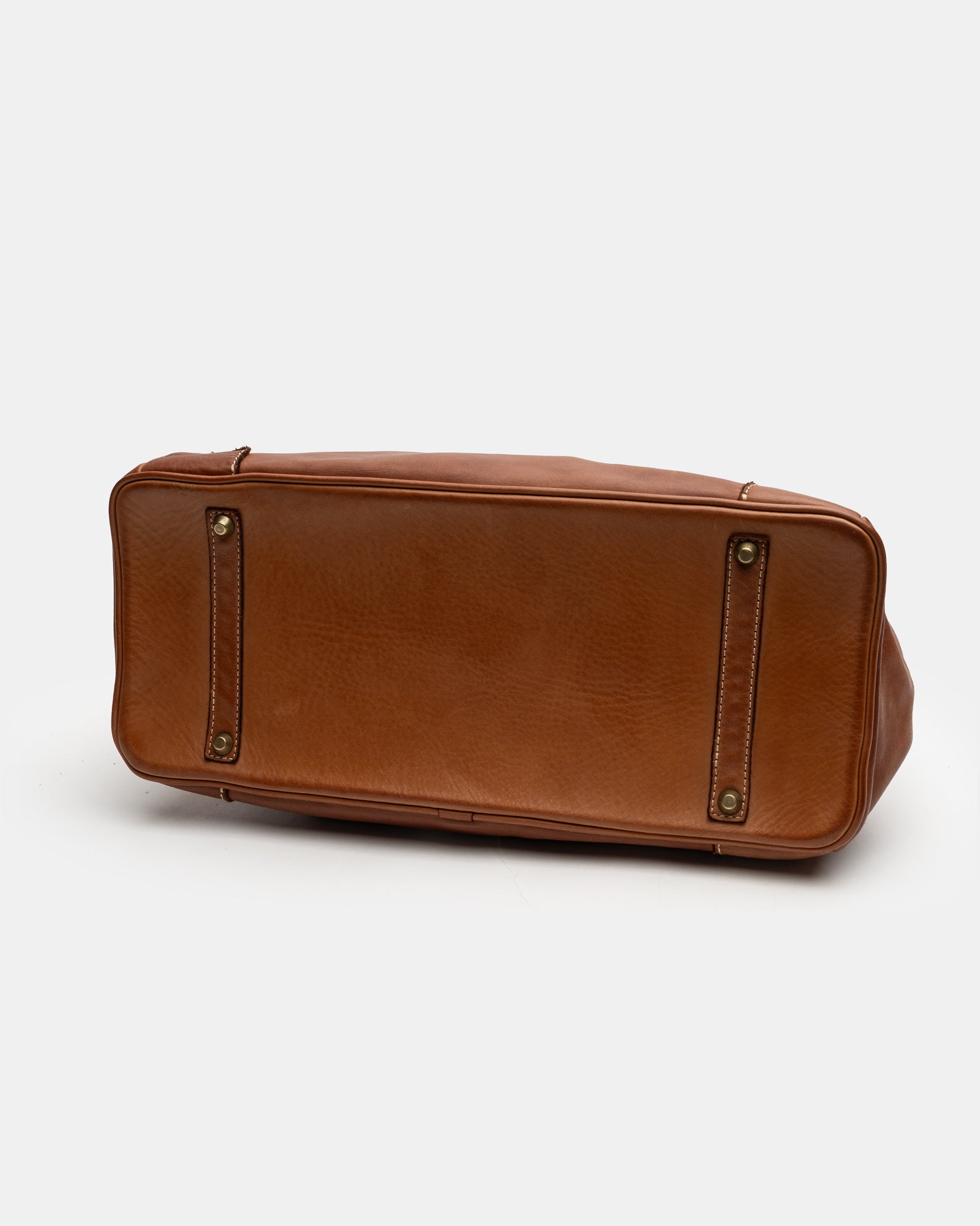 Patched Slouchy Calf Leather Shoulder Bag