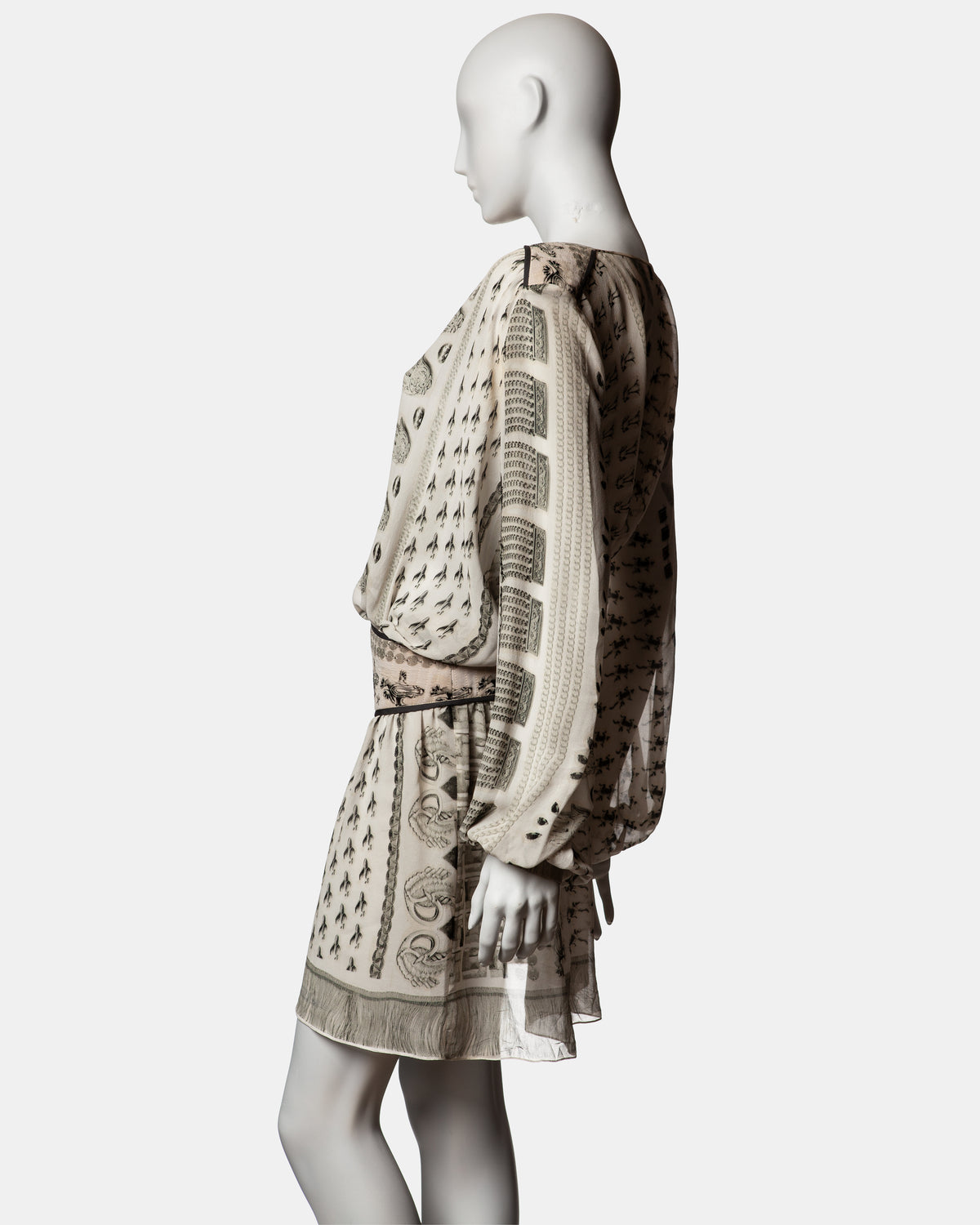 Emma Cook - Silk Amulet Dress - A/W 2002  - UK 10