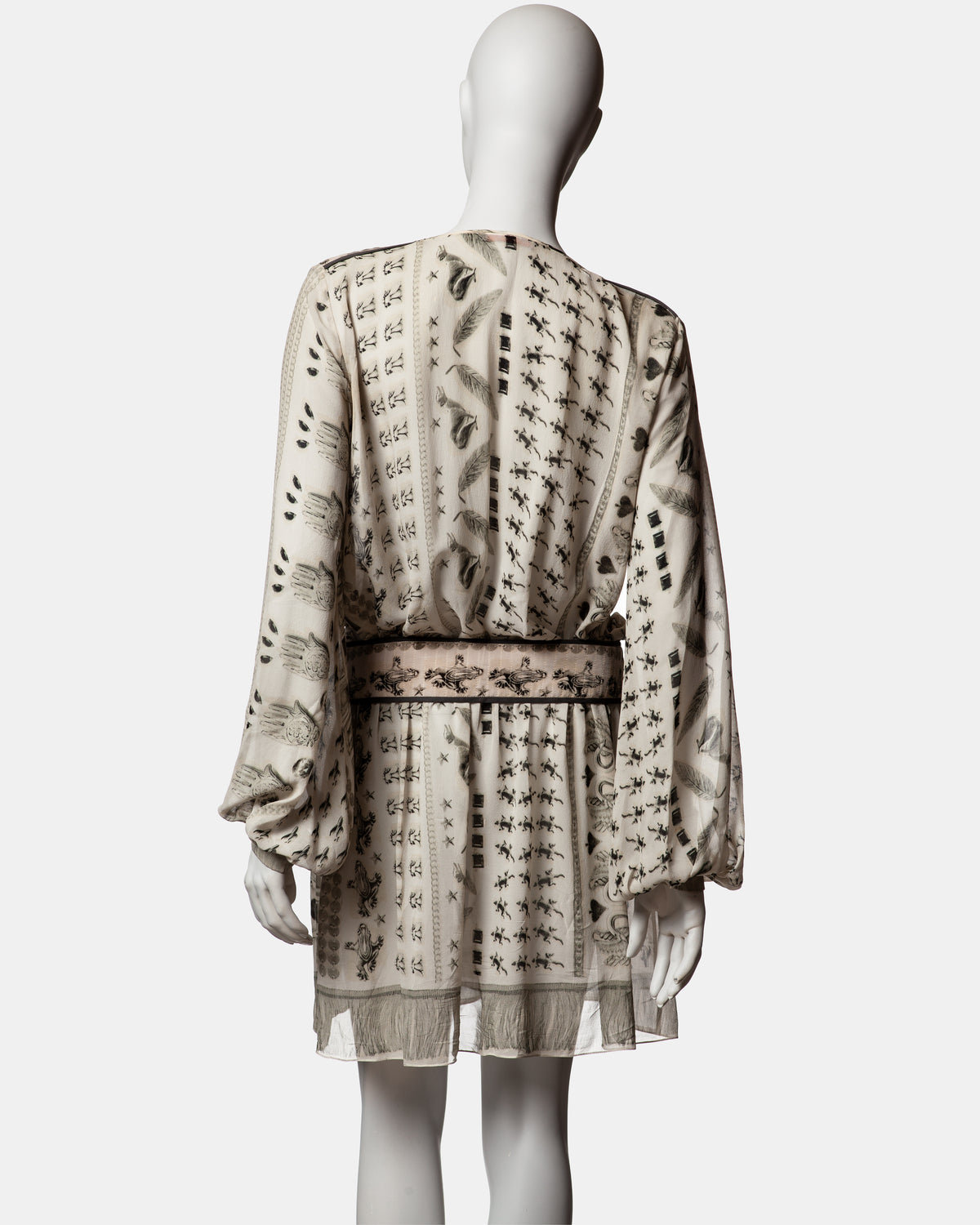 Emma Cook - Silk Amulet Dress - A/W 2002  - UK 10