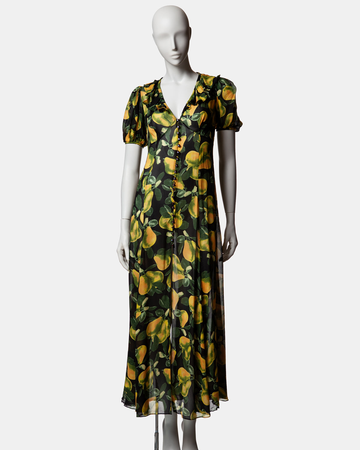 Marc Jacobs - Redux Perry Ellis Pear Maxi Dress - 2018 - US 0
