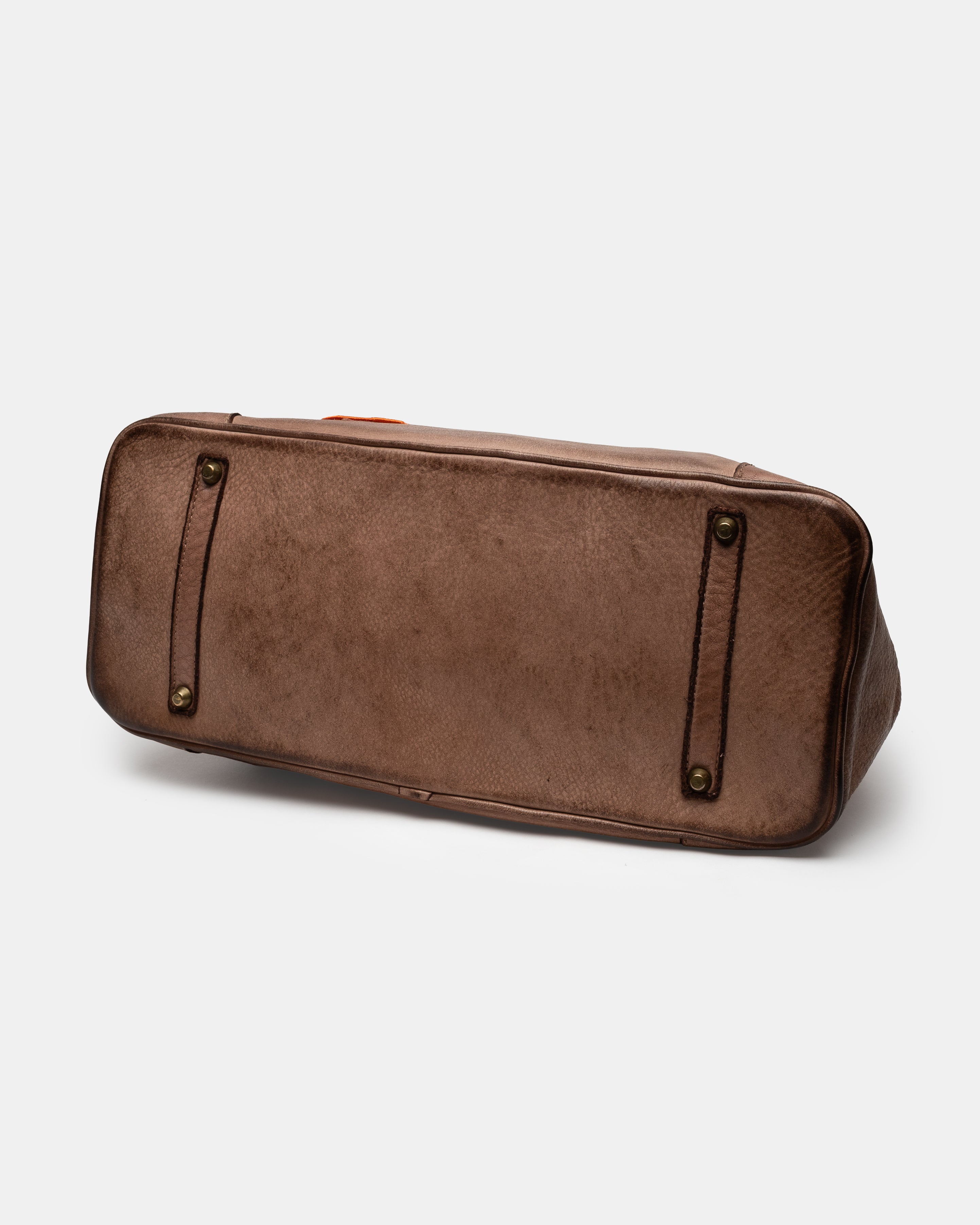 Artisanal Patched Washed Calf Shoulder Bag