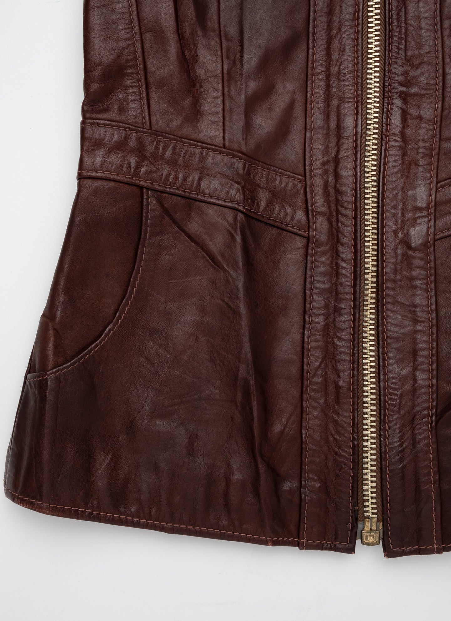 East West Musical Instruments 'Eklu' Leather Jacket - C. 1970s