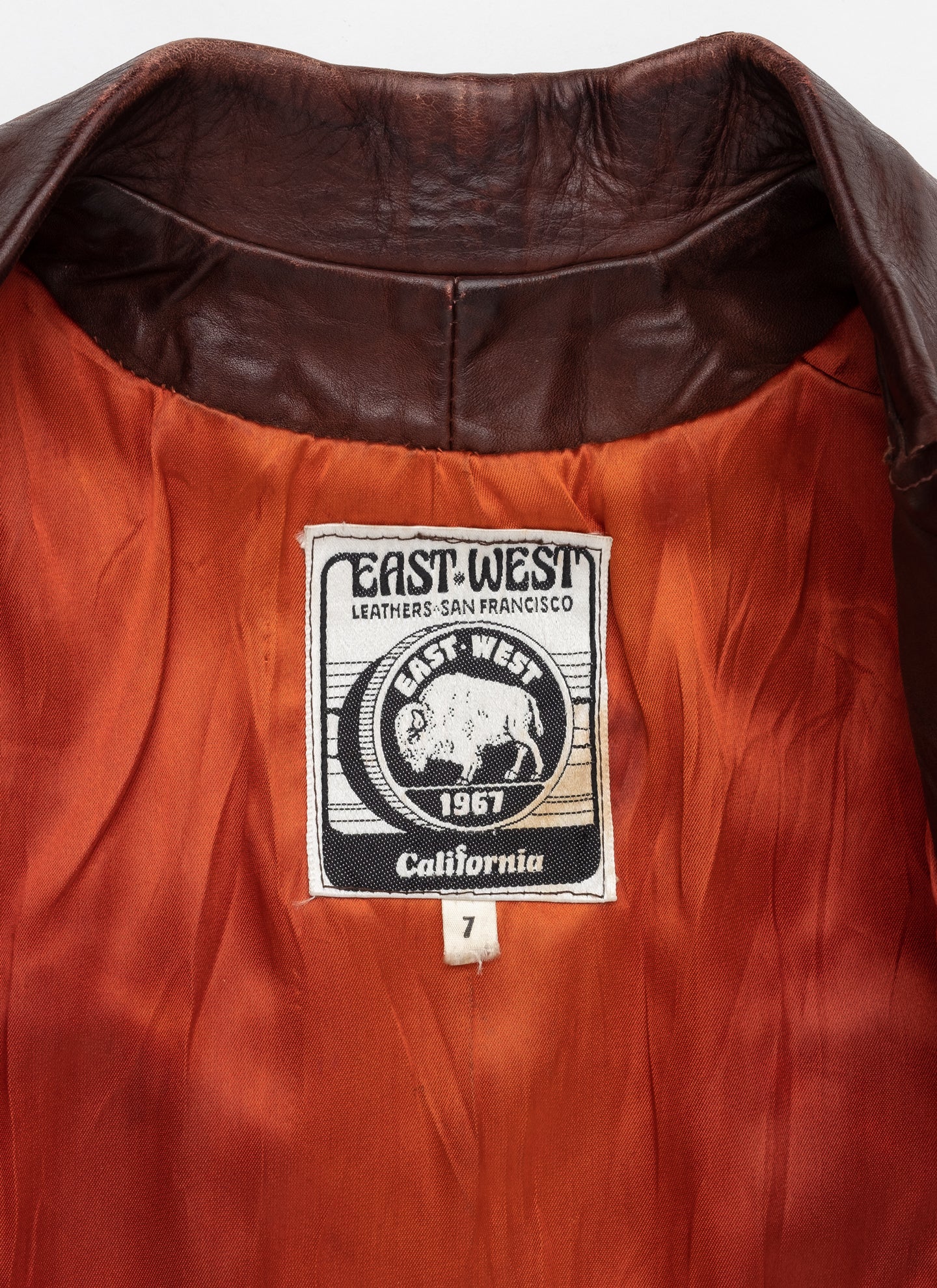 East West Musical Instruments 'Eklu' Leather Jacket - C. 1970s