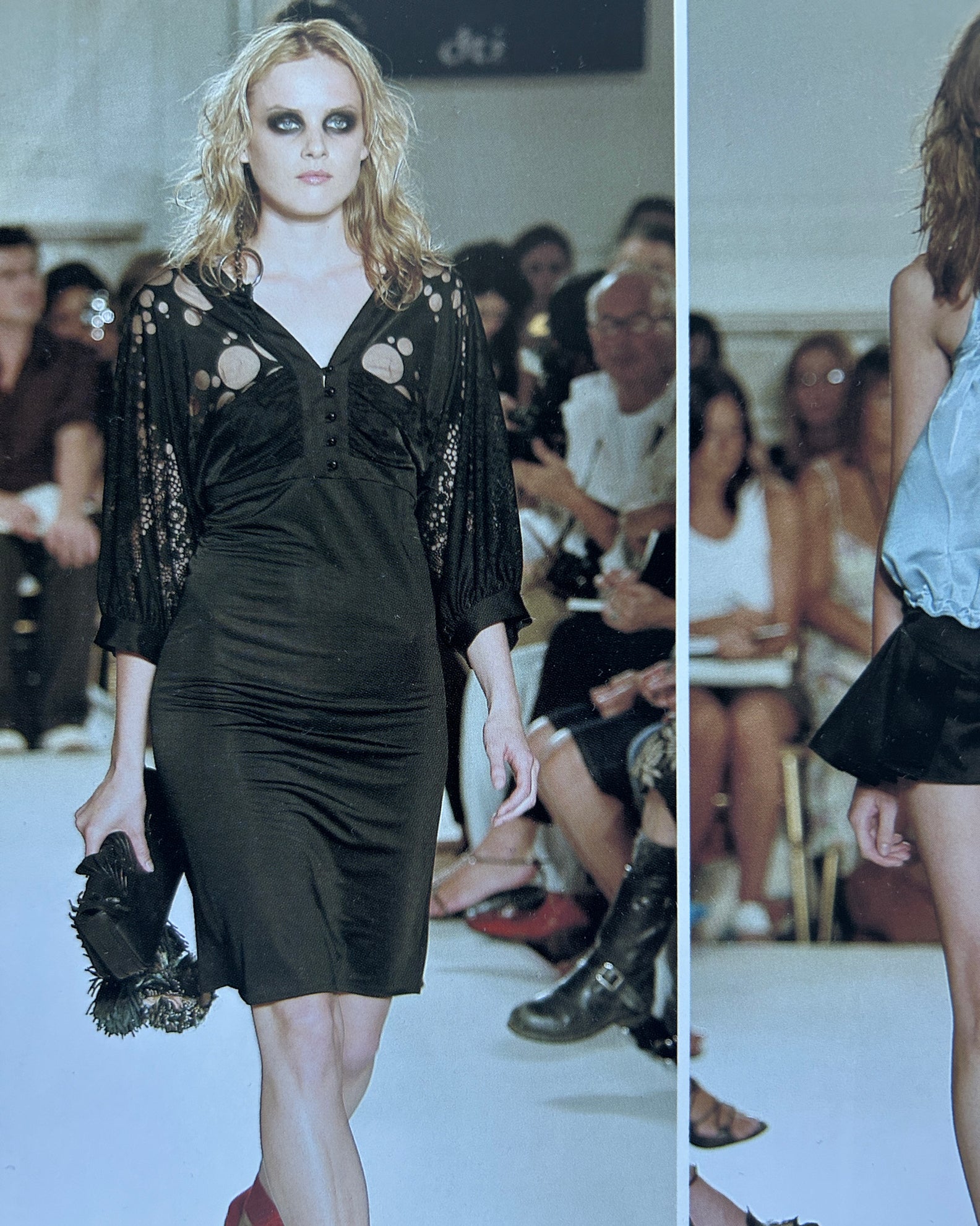 House Of Jazz Silk Mini Dress - UK 10 - S/S 2004