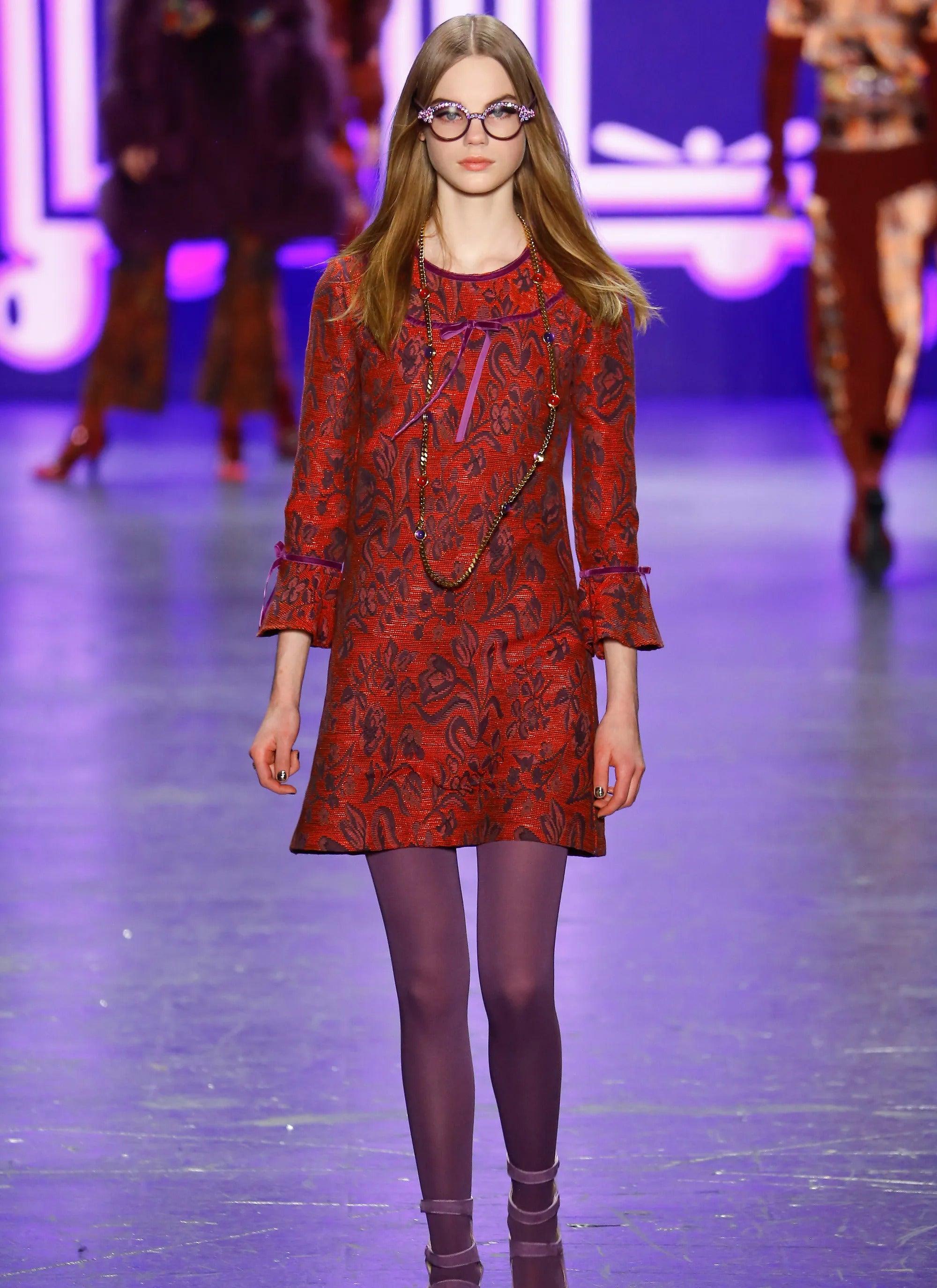 Anna Sui Jacquard A-Line Dress - A/W 2016