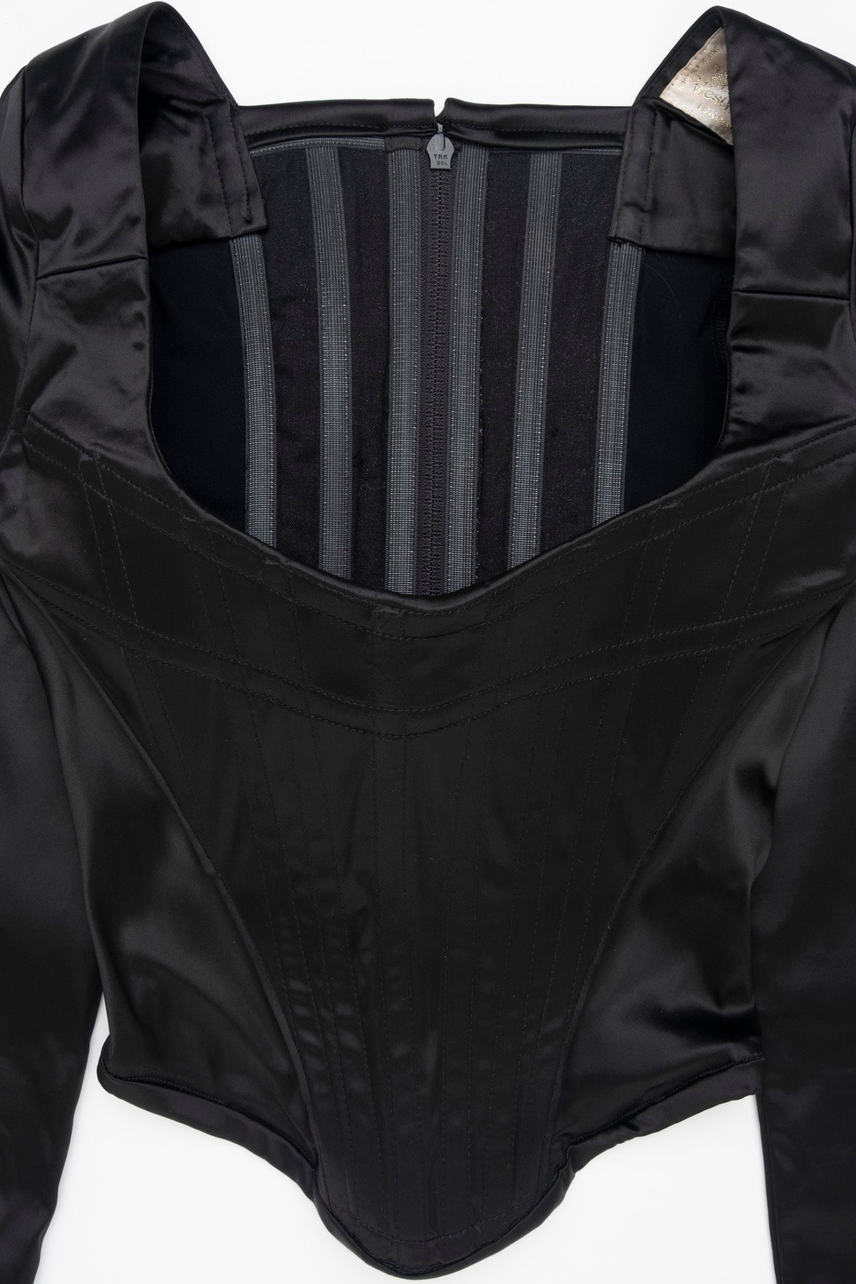 Vivienne Westwood Satin Long-Sleeve Corset - C. 1990s