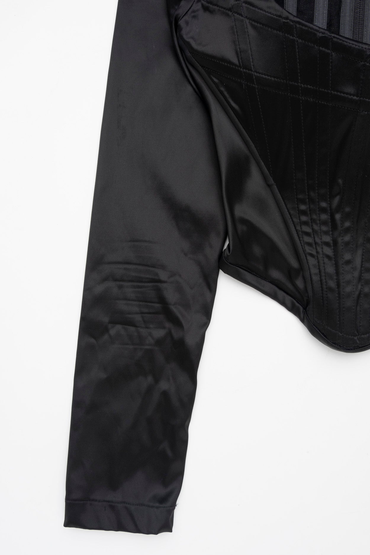 Vivienne Westwood Satin Long-Sleeve Corset - C. 1990s