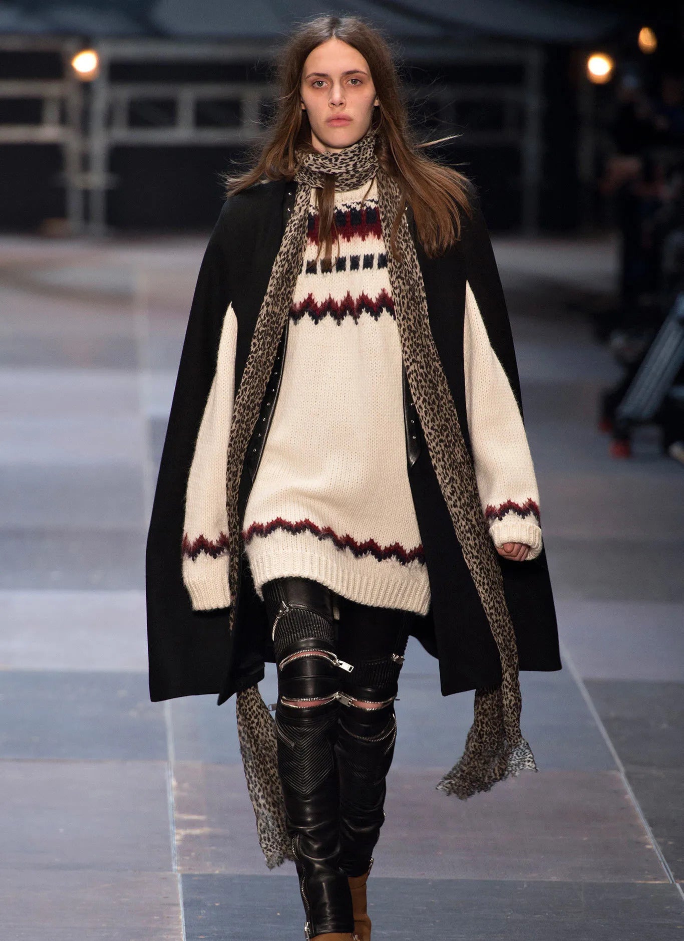 Saint Laurent Baby Cat Scarf - A/W 2013