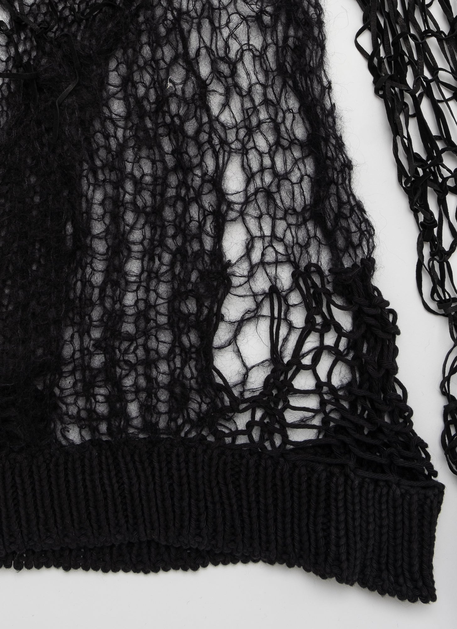 Raf Simons Radioactivity Web Knit Sweater - A/W 1998