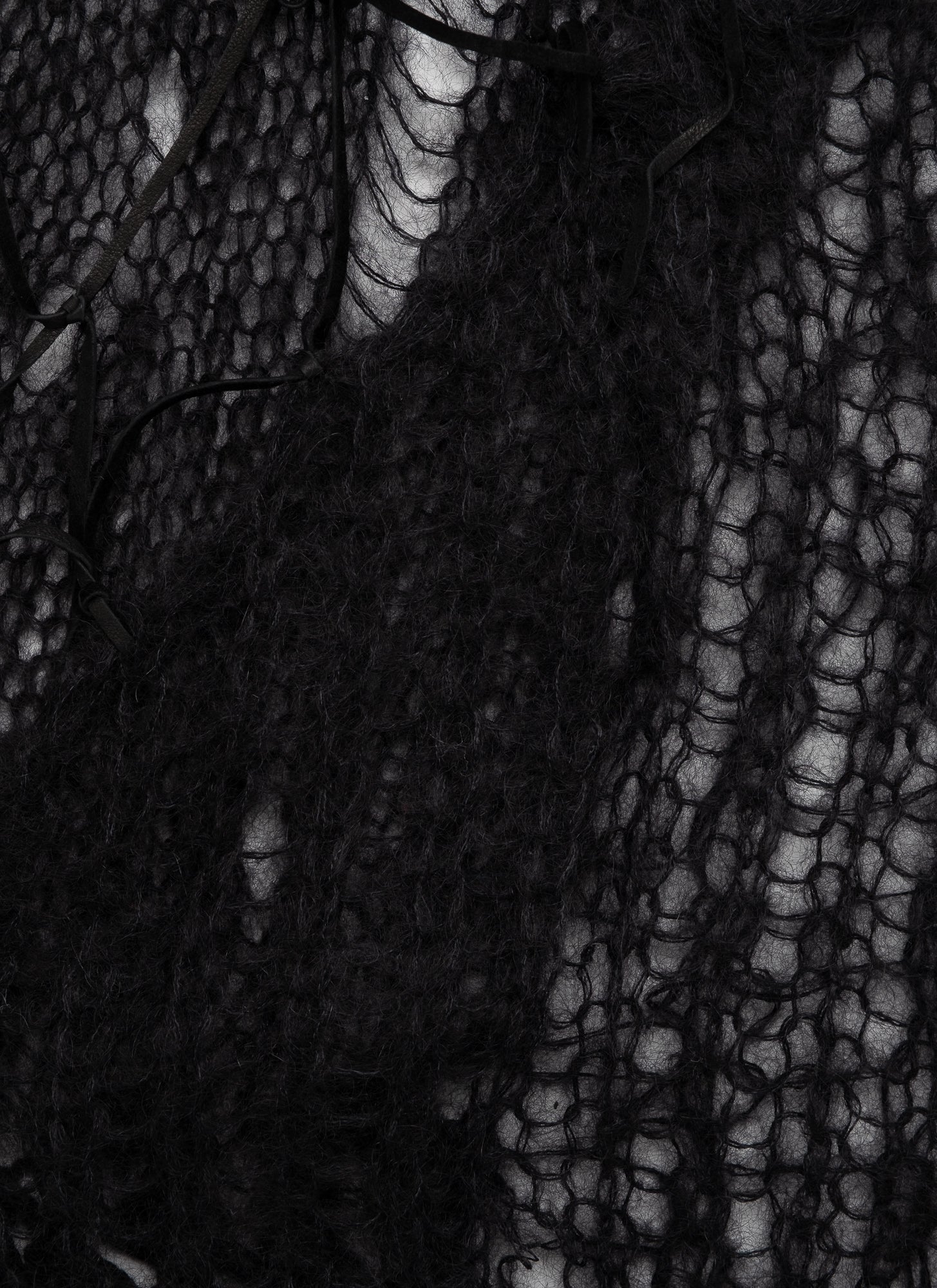 Raf Simons Radioactivity Web Knit Sweater - A/W 1998