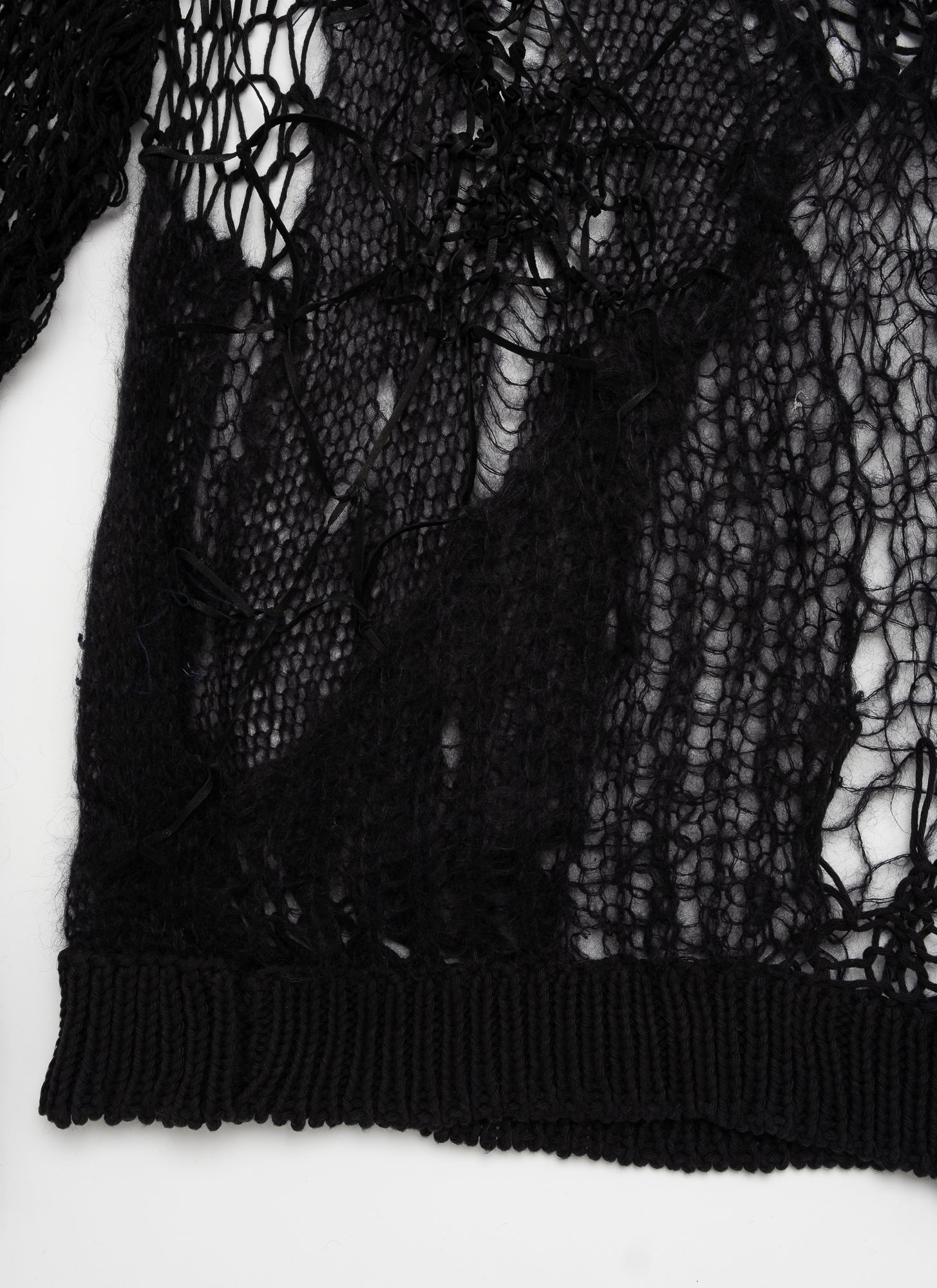 Raf Simons Radioactivity Web Knit Sweater - A/W 1998