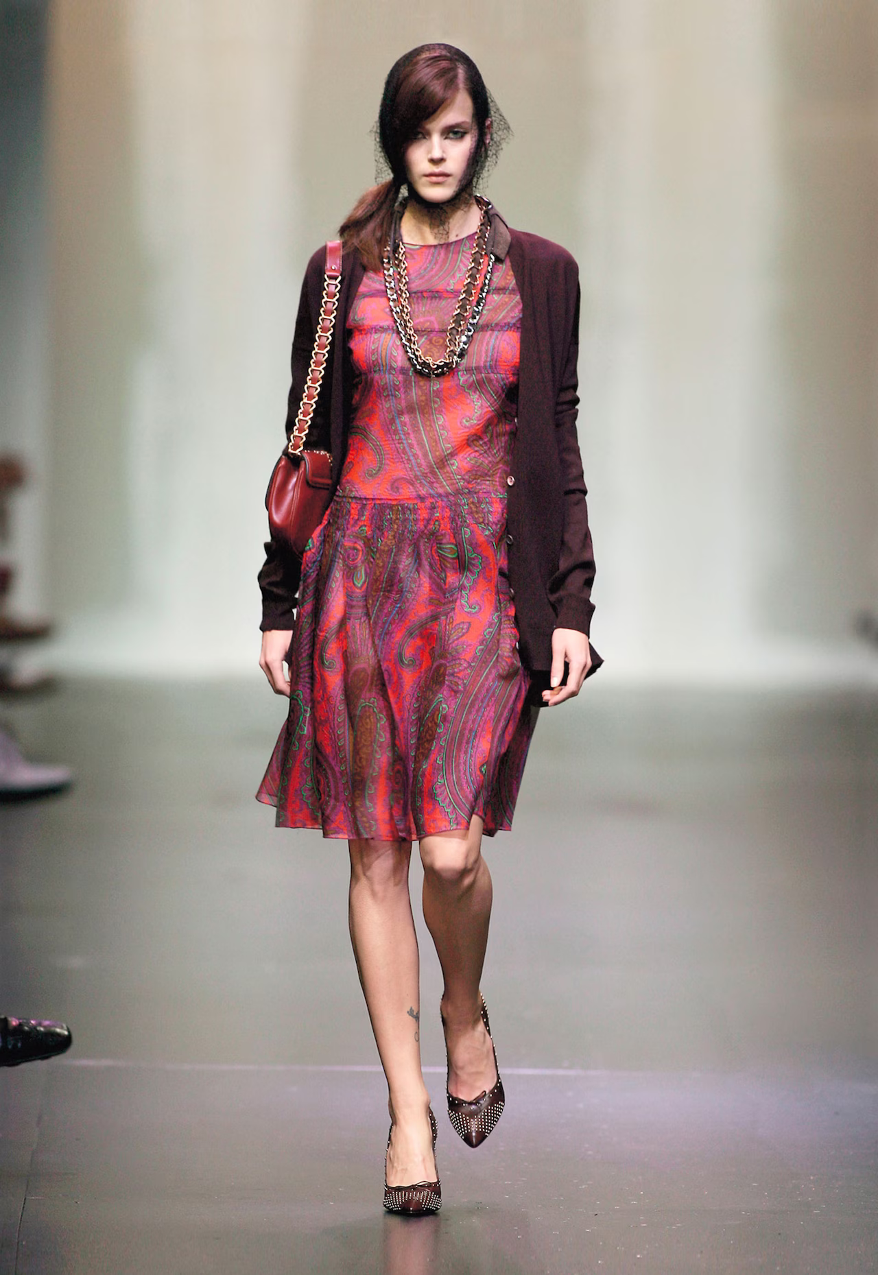 Miu Miu Paisley Silk Skirt - A/W 2005