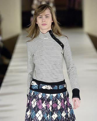 Eley Kishimoto Striped Wool Sweater A/W 2003 - UK 10
