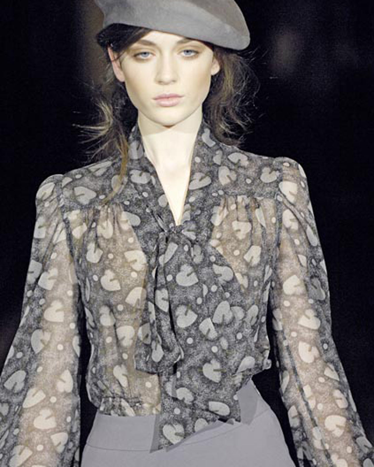 Biba by Bella Freud - Baby Doll Silk Dress - A/W 2007 - UK 12