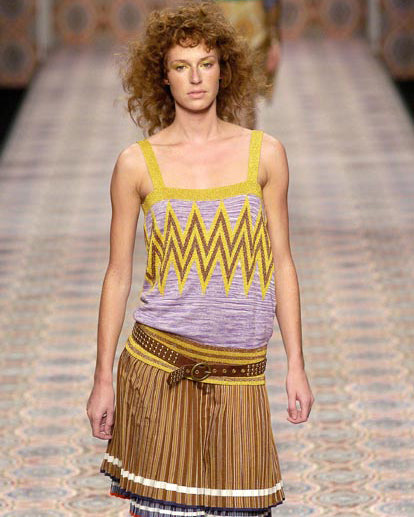 Eley Kishimoto Glitter Knit Top - UK 10 - S/S 2005